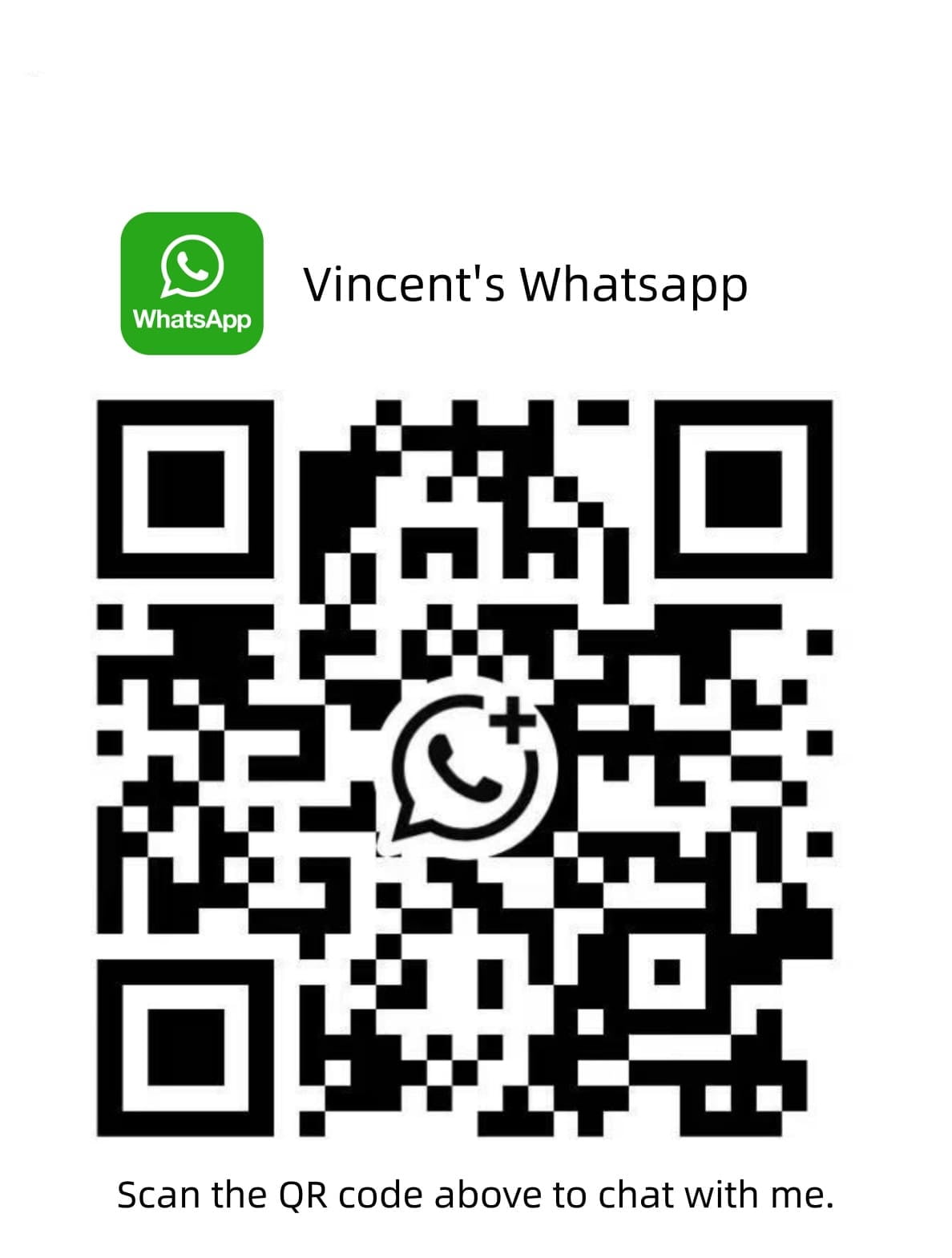 Vincent's WhatsApp Contact